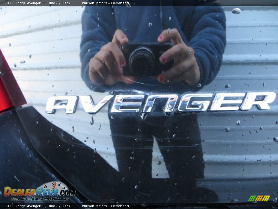 2013 Dodge Avenger SE Black / Black Photo #18