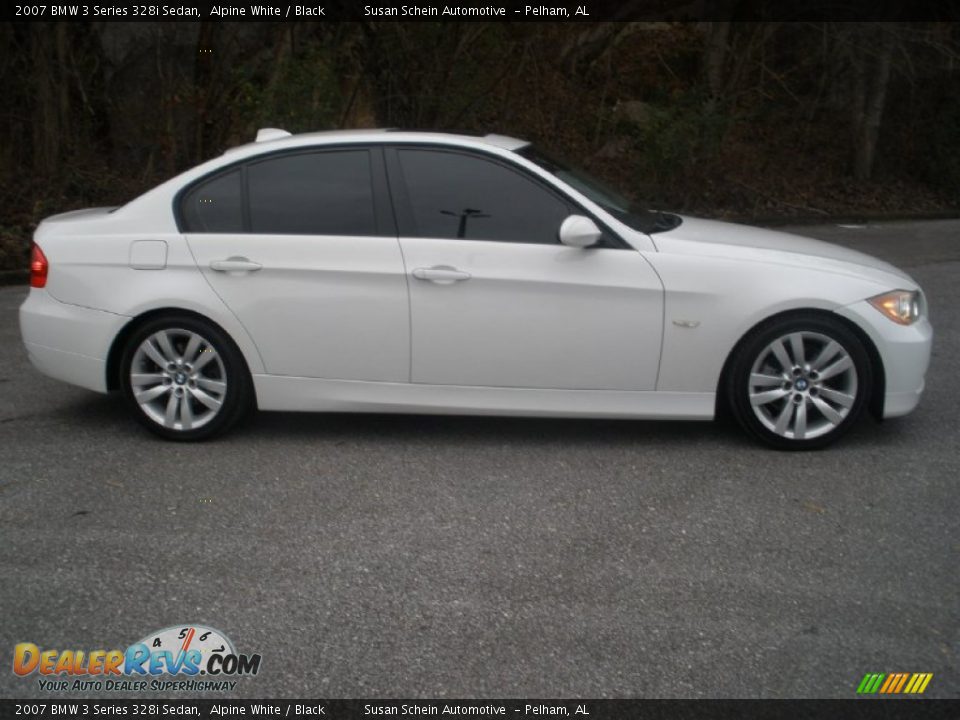 2007 BMW 3 Series 328i Sedan Alpine White / Black Photo #2