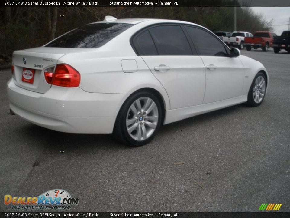 2007 BMW 3 Series 328i Sedan Alpine White / Black Photo #3