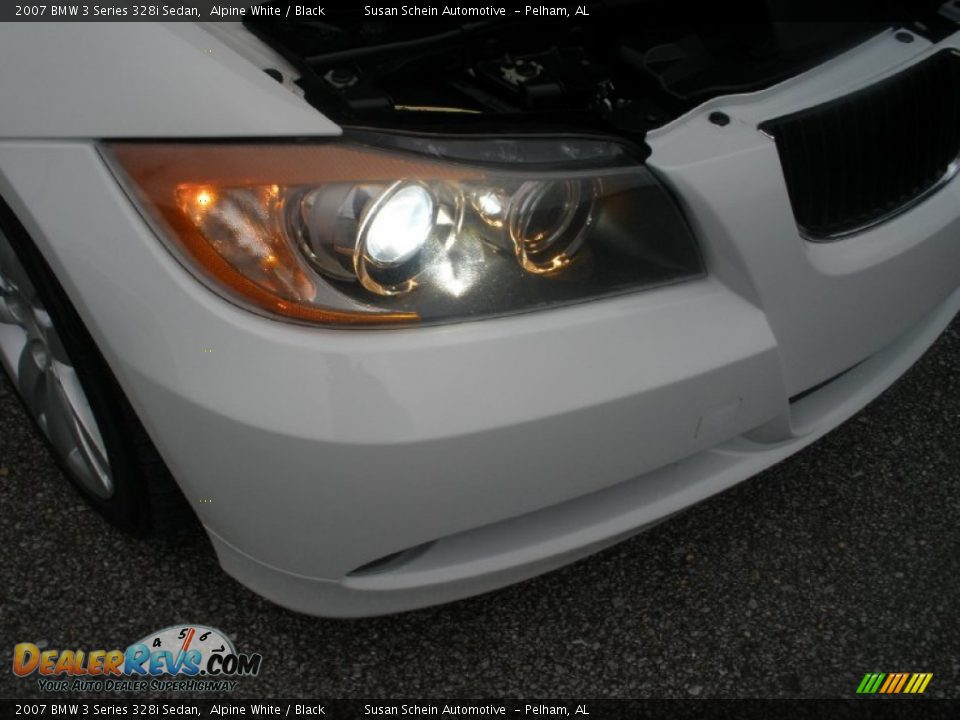 2007 BMW 3 Series 328i Sedan Alpine White / Black Photo #11