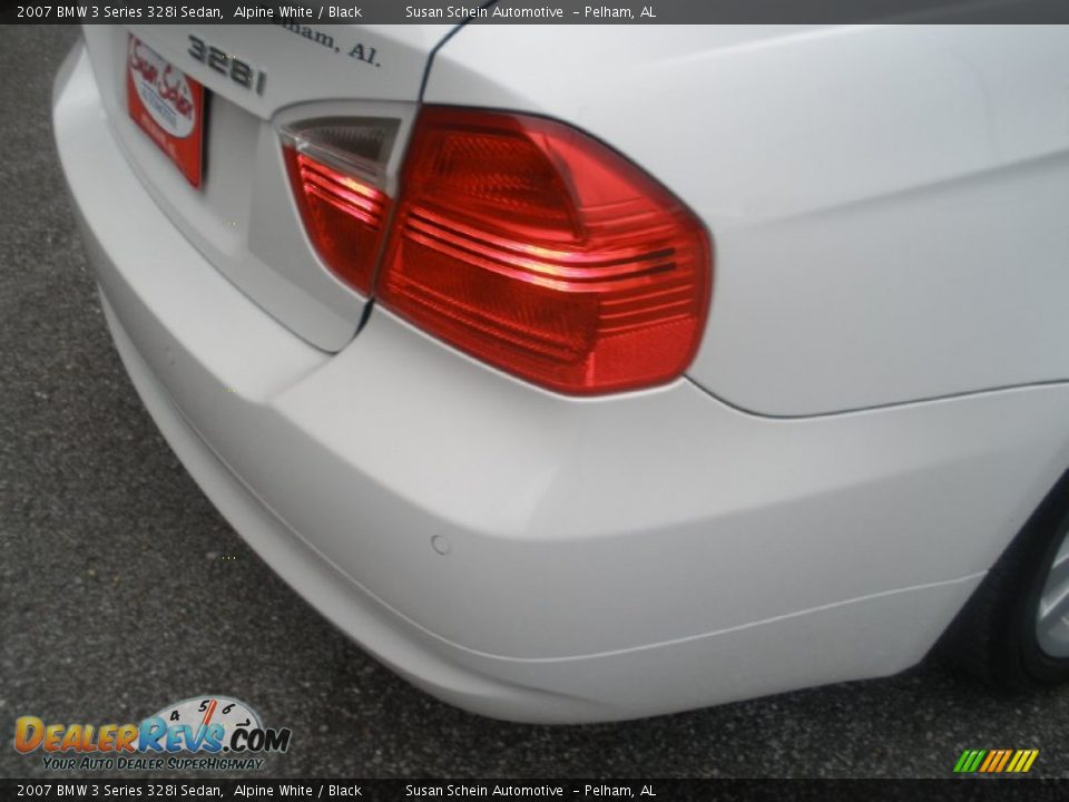 2007 BMW 3 Series 328i Sedan Alpine White / Black Photo #14
