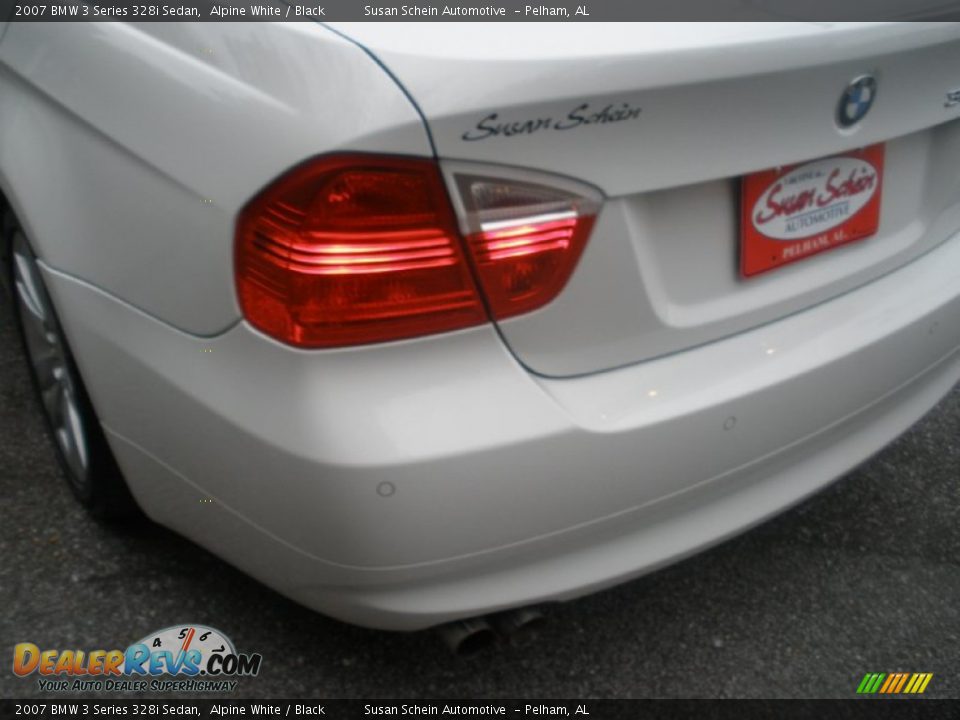 2007 BMW 3 Series 328i Sedan Alpine White / Black Photo #16