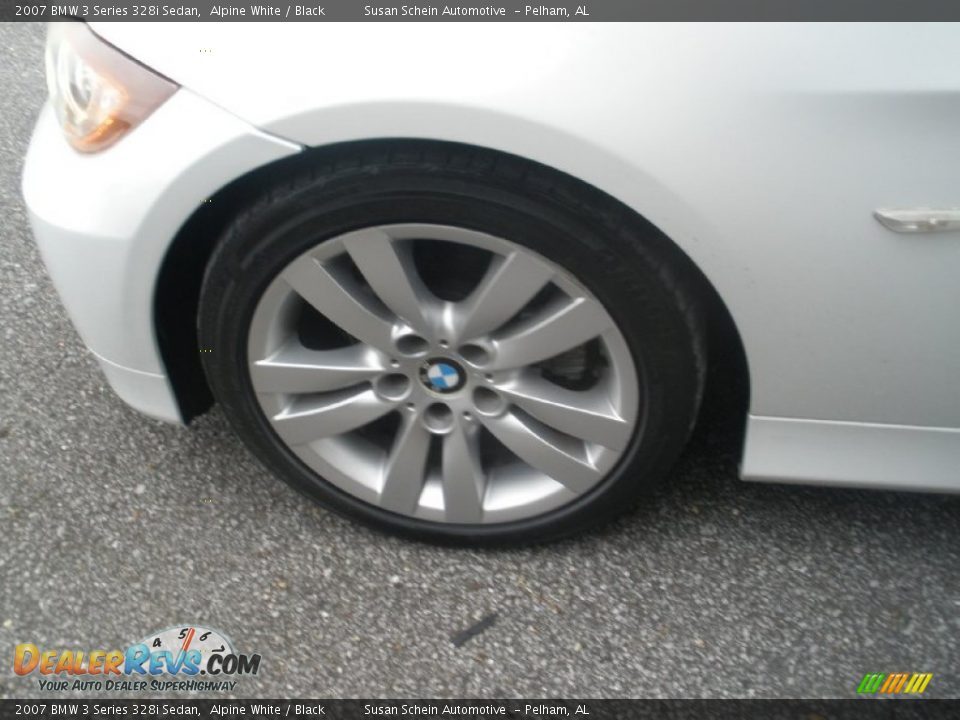 2007 BMW 3 Series 328i Sedan Alpine White / Black Photo #18