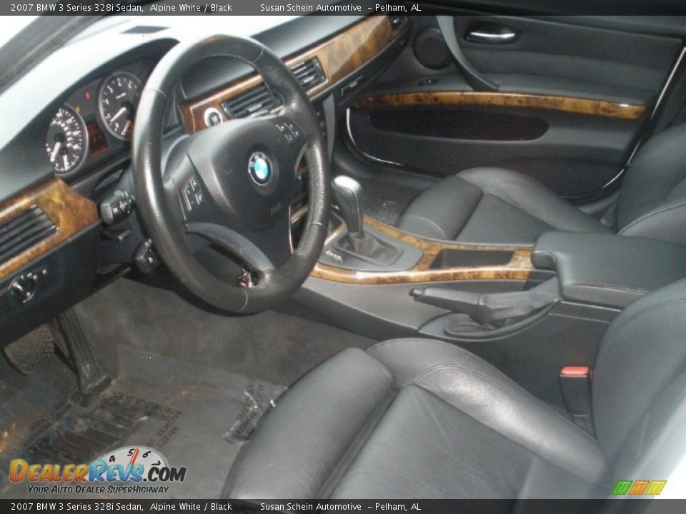 2007 BMW 3 Series 328i Sedan Alpine White / Black Photo #19