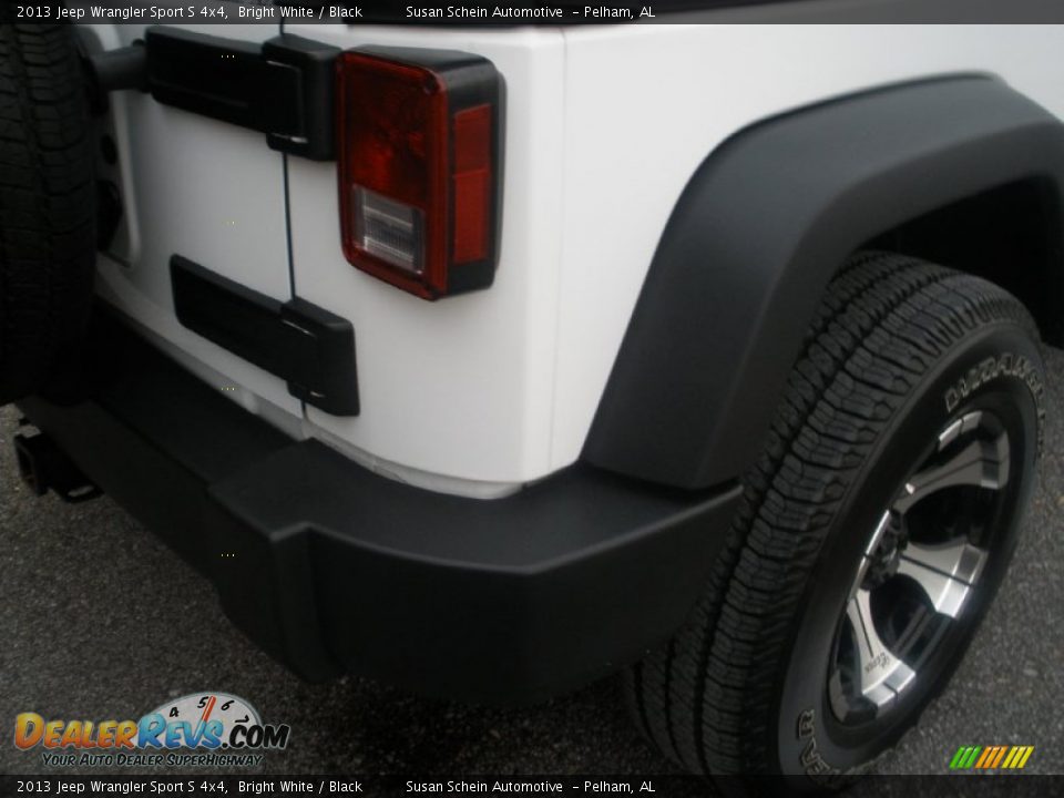 2013 Jeep Wrangler Sport S 4x4 Bright White / Black Photo #14