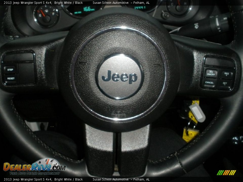 2013 Jeep Wrangler Sport S 4x4 Bright White / Black Photo #25
