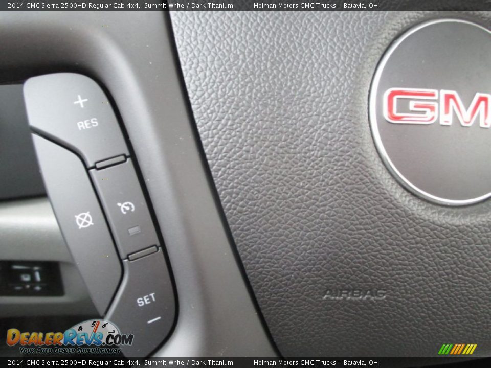 2014 GMC Sierra 2500HD Regular Cab 4x4 Summit White / Dark Titanium Photo #9