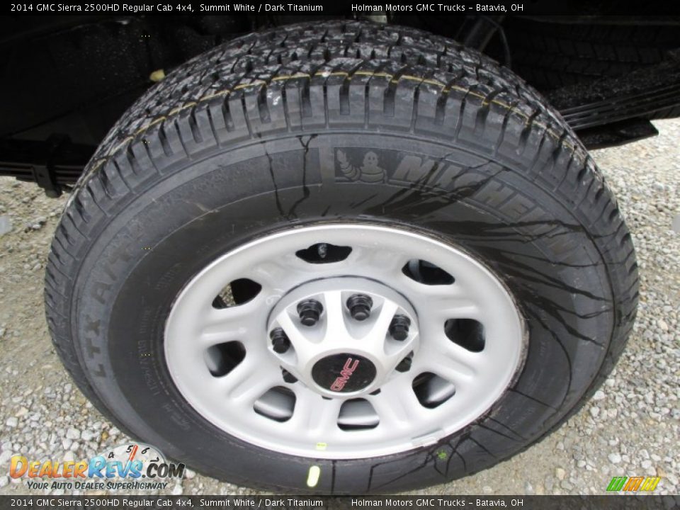 2014 GMC Sierra 2500HD Regular Cab 4x4 Summit White / Dark Titanium Photo #13