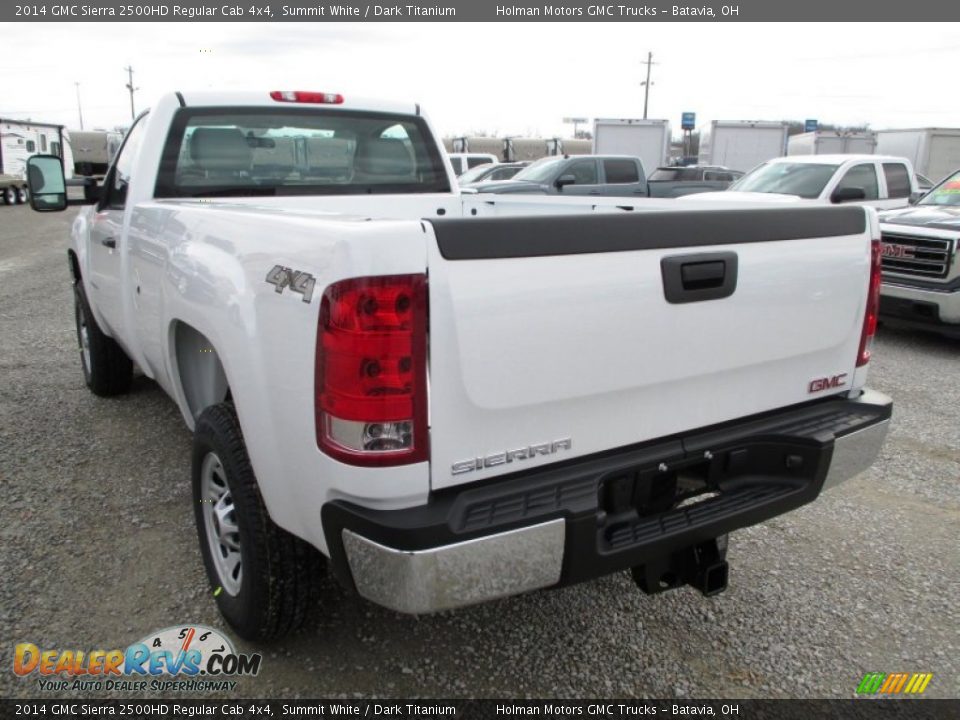 2014 GMC Sierra 2500HD Regular Cab 4x4 Summit White / Dark Titanium Photo #14