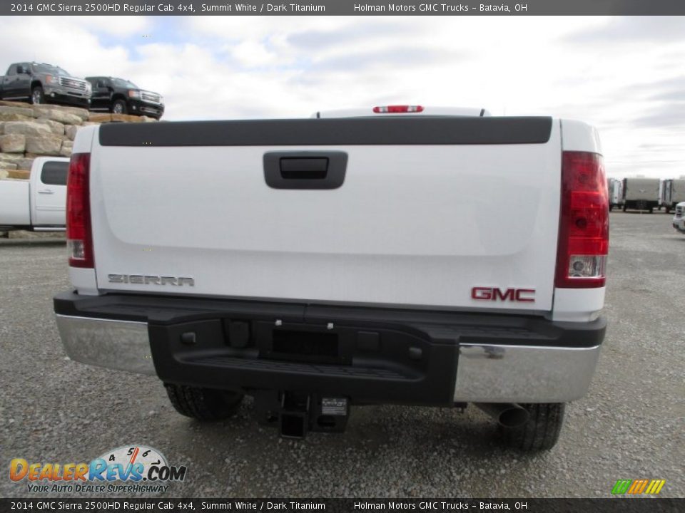 2014 GMC Sierra 2500HD Regular Cab 4x4 Summit White / Dark Titanium Photo #15