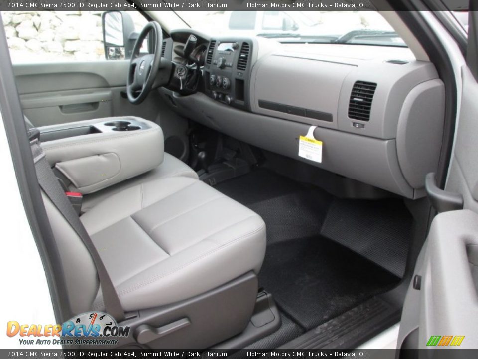2014 GMC Sierra 2500HD Regular Cab 4x4 Summit White / Dark Titanium Photo #16