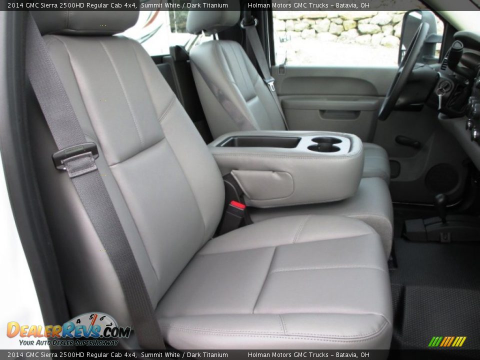 2014 GMC Sierra 2500HD Regular Cab 4x4 Summit White / Dark Titanium Photo #17