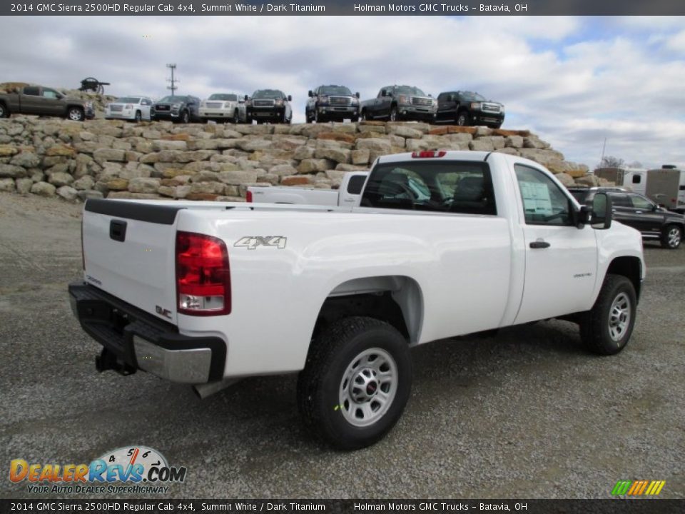 2014 GMC Sierra 2500HD Regular Cab 4x4 Summit White / Dark Titanium Photo #19
