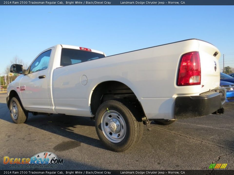 2014 Ram 2500 Tradesman Regular Cab Bright White / Black/Diesel Gray Photo #2