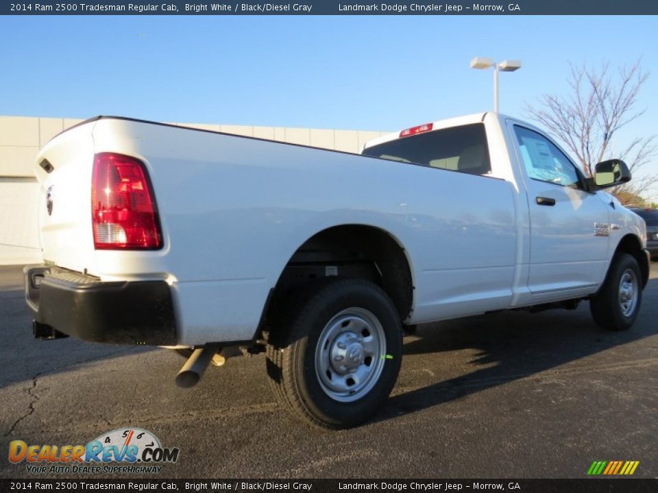 2014 Ram 2500 Tradesman Regular Cab Bright White / Black/Diesel Gray Photo #3