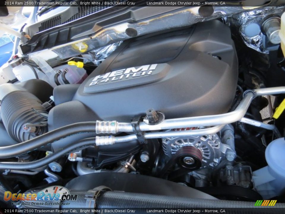 2014 Ram 2500 Tradesman Regular Cab Bright White / Black/Diesel Gray Photo #9