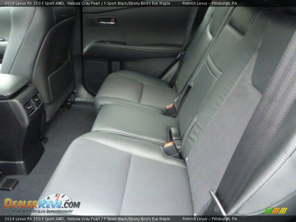 2014 Lexus RX 350 F Sport AWD Nebula Gray Pearl / F Sport Black/Ebony Bird's Eye Maple Photo #11