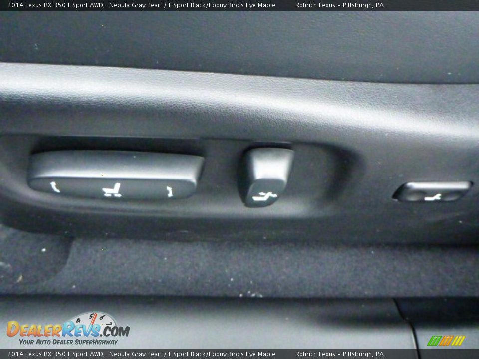 2014 Lexus RX 350 F Sport AWD Nebula Gray Pearl / F Sport Black/Ebony Bird's Eye Maple Photo #15