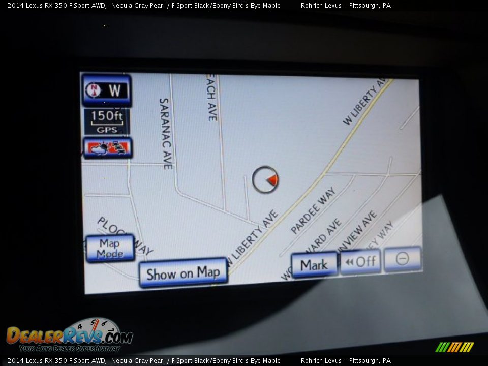 2014 Lexus RX 350 F Sport AWD Nebula Gray Pearl / F Sport Black/Ebony Bird's Eye Maple Photo #16