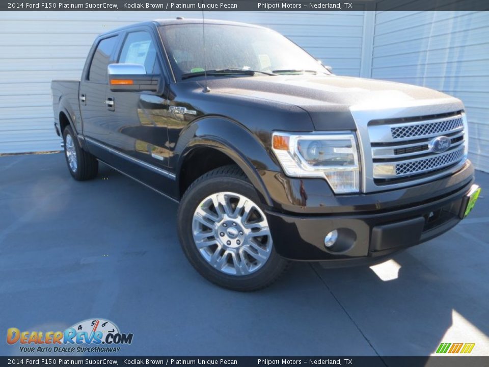 2014 Ford F150 Platinum SuperCrew Kodiak Brown / Platinum Unique Pecan Photo #1