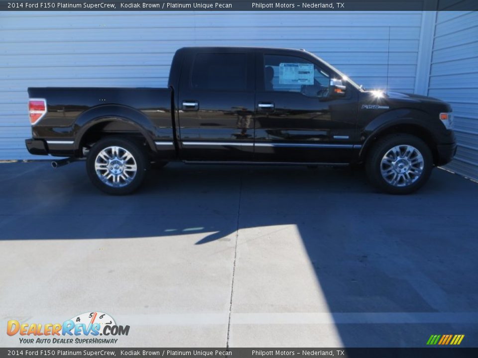 2014 Ford F150 Platinum SuperCrew Kodiak Brown / Platinum Unique Pecan Photo #3