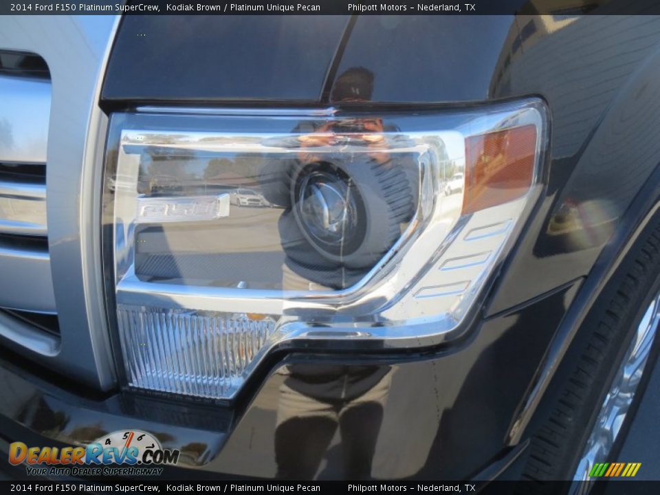 2014 Ford F150 Platinum SuperCrew Kodiak Brown / Platinum Unique Pecan Photo #9
