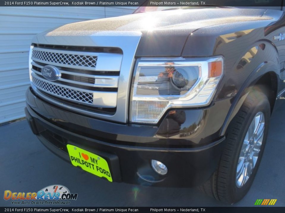 2014 Ford F150 Platinum SuperCrew Kodiak Brown / Platinum Unique Pecan Photo #11