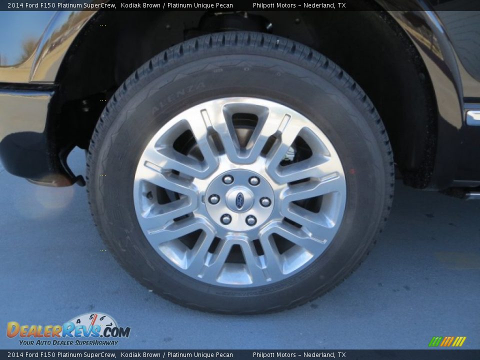 2014 Ford F150 Platinum SuperCrew Kodiak Brown / Platinum Unique Pecan Photo #12