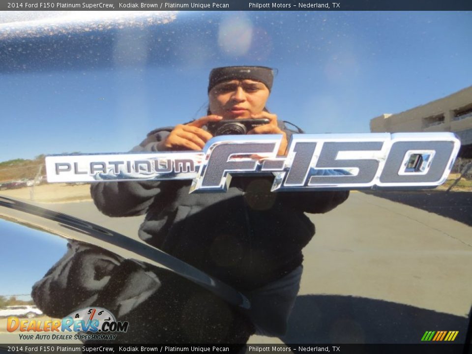 2014 Ford F150 Platinum SuperCrew Kodiak Brown / Platinum Unique Pecan Photo #13