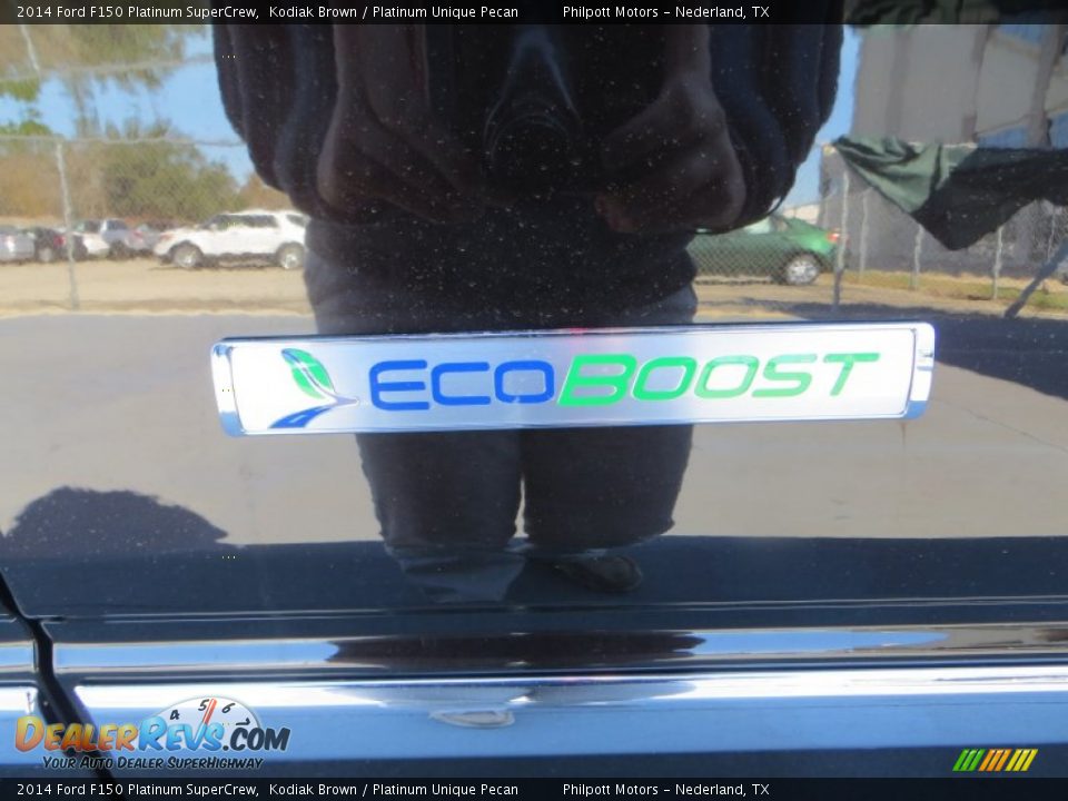 2014 Ford F150 Platinum SuperCrew Kodiak Brown / Platinum Unique Pecan Photo #14