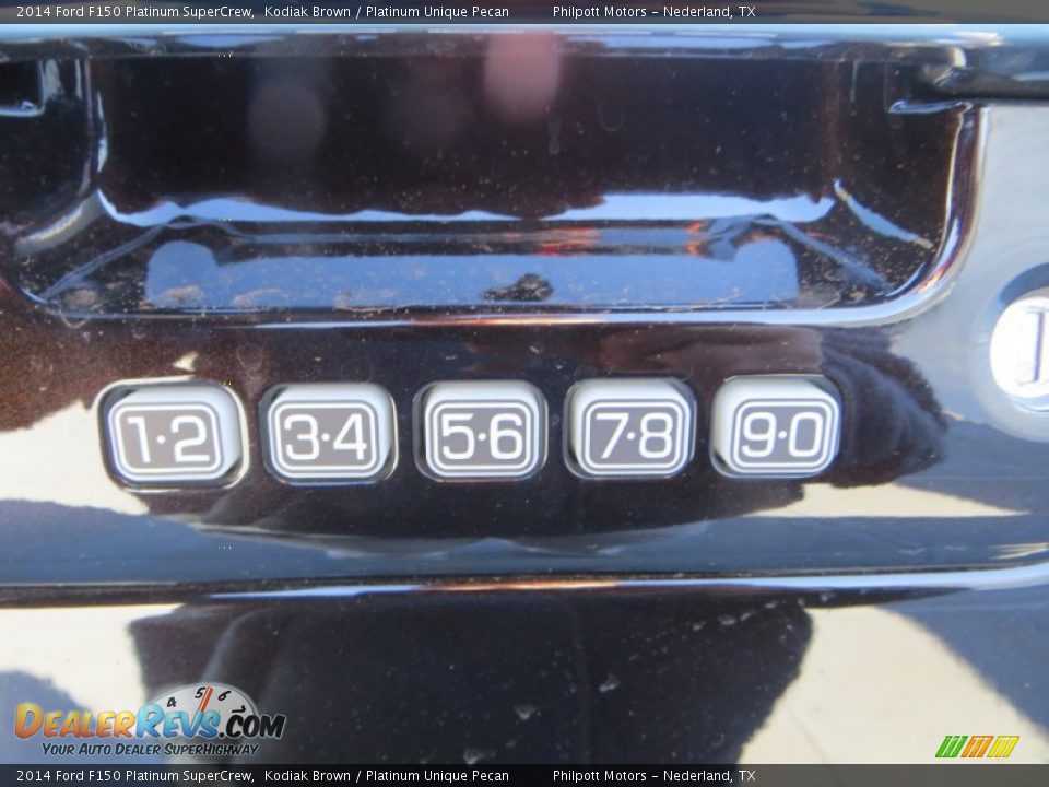 2014 Ford F150 Platinum SuperCrew Kodiak Brown / Platinum Unique Pecan Photo #15