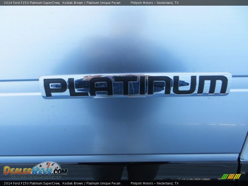 2014 Ford F150 Platinum SuperCrew Kodiak Brown / Platinum Unique Pecan Photo #19