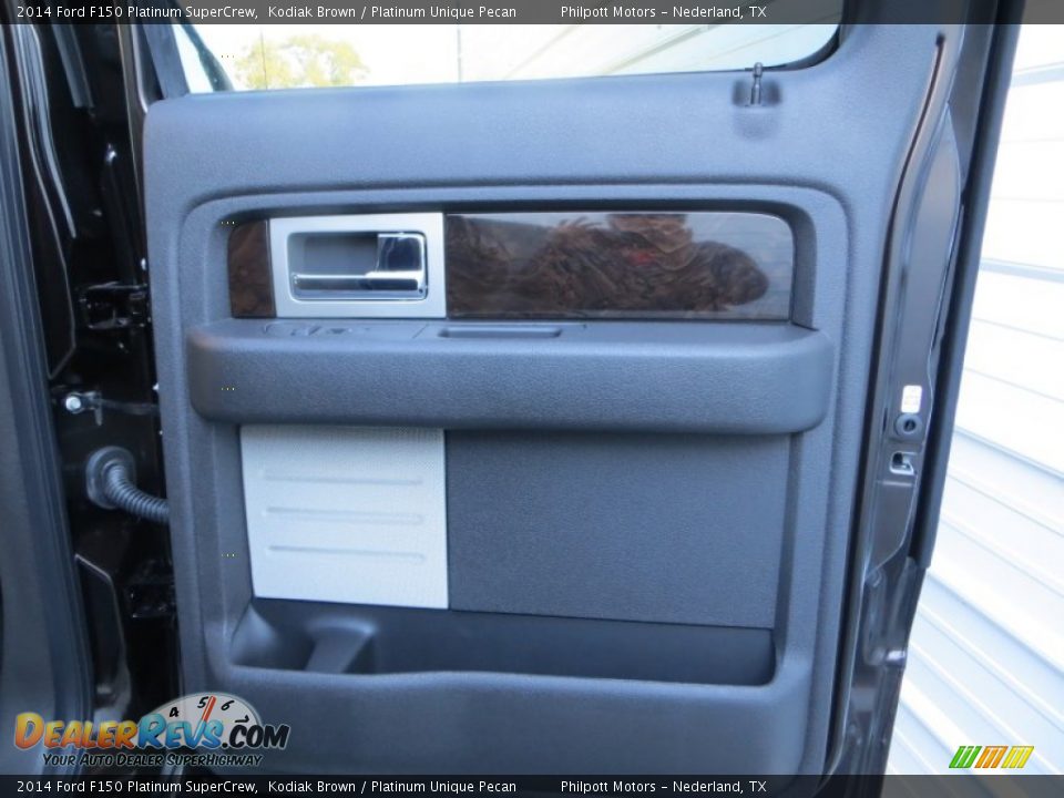 2014 Ford F150 Platinum SuperCrew Kodiak Brown / Platinum Unique Pecan Photo #24
