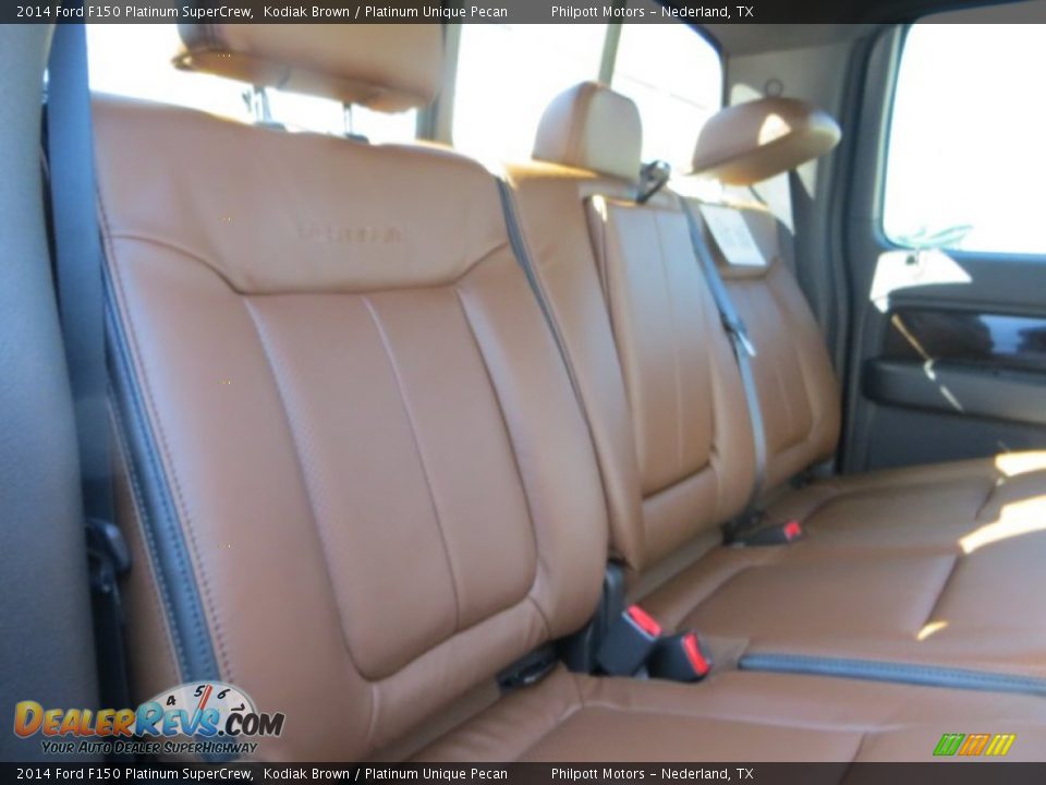2014 Ford F150 Platinum SuperCrew Kodiak Brown / Platinum Unique Pecan Photo #25