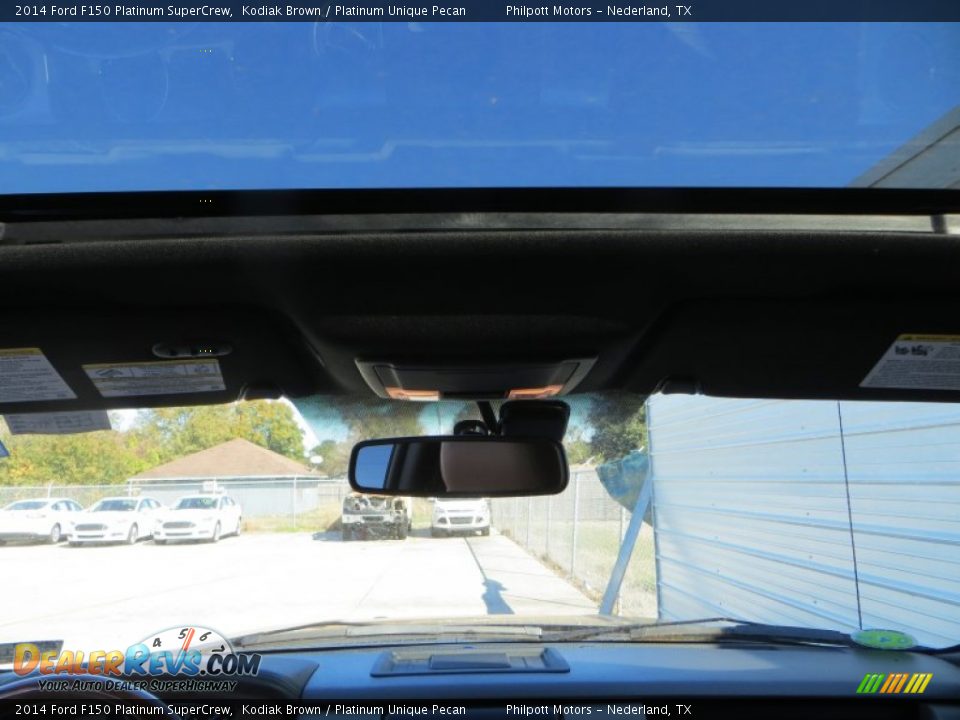 2014 Ford F150 Platinum SuperCrew Kodiak Brown / Platinum Unique Pecan Photo #31