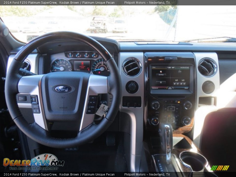 2014 Ford F150 Platinum SuperCrew Kodiak Brown / Platinum Unique Pecan Photo #32