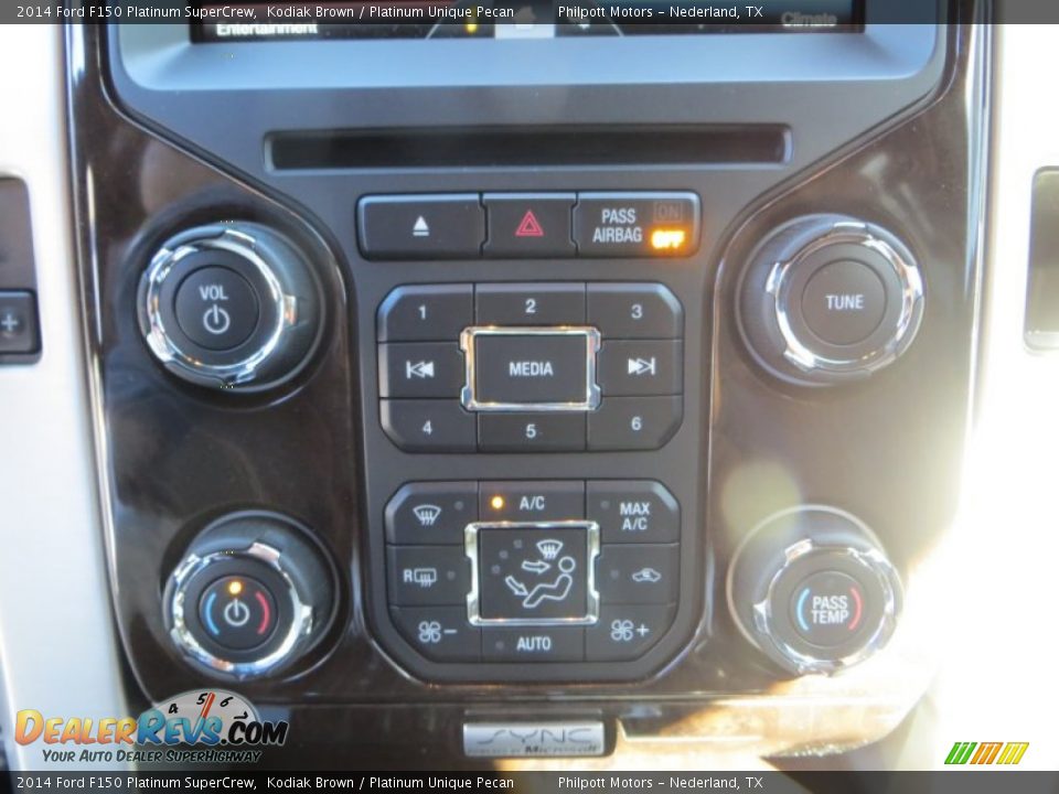 2014 Ford F150 Platinum SuperCrew Kodiak Brown / Platinum Unique Pecan Photo #34