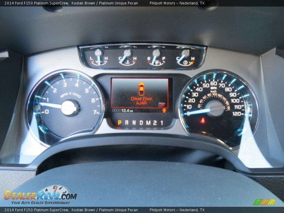 2014 Ford F150 Platinum SuperCrew Kodiak Brown / Platinum Unique Pecan Photo #36