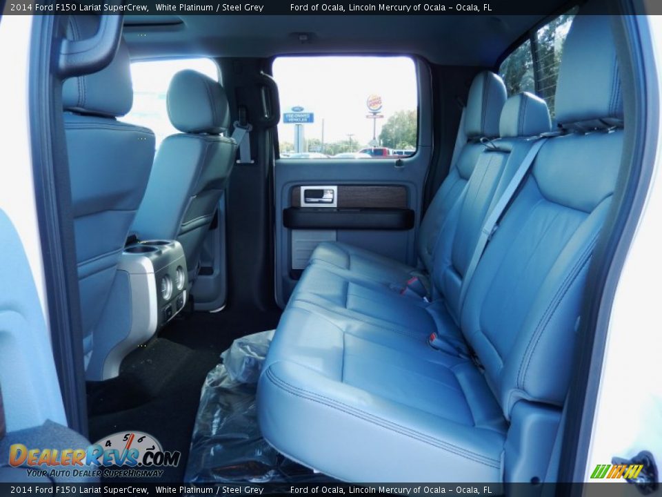 Rear Seat of 2014 Ford F150 Lariat SuperCrew Photo #7