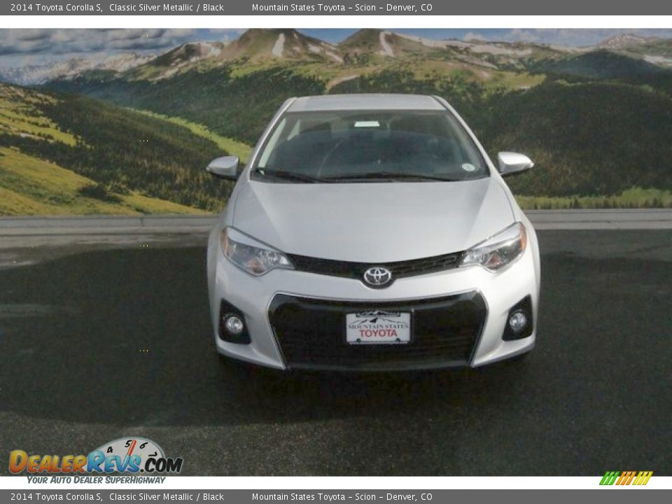 2014 Toyota Corolla S Classic Silver Metallic / Black Photo #2
