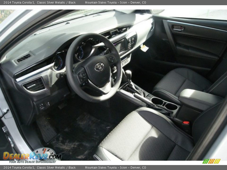 2014 Toyota Corolla S Classic Silver Metallic / Black Photo #5