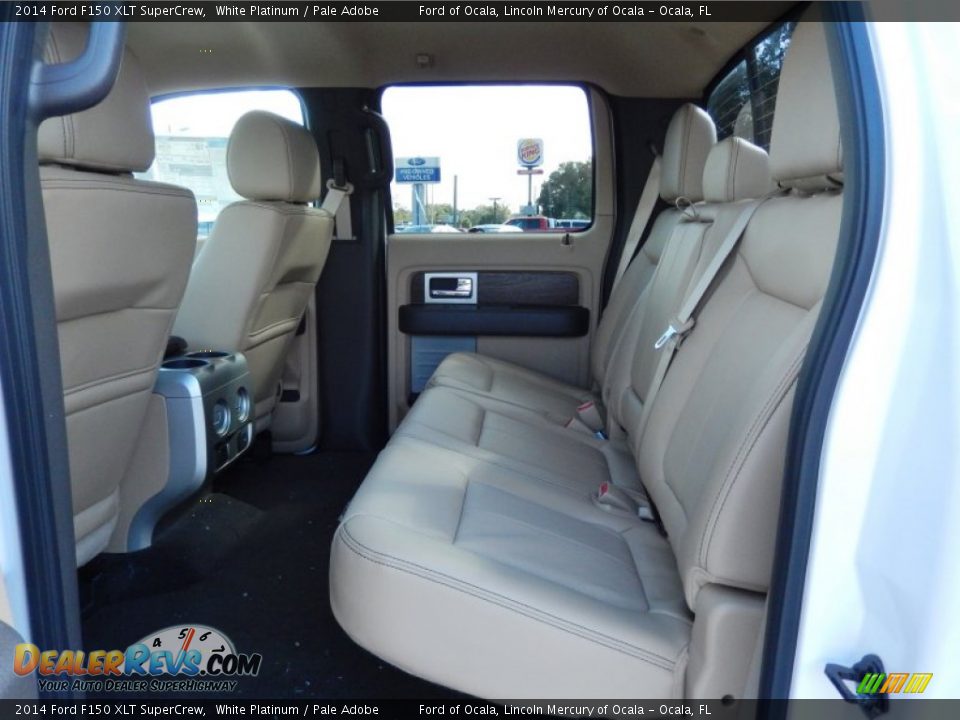 Rear Seat of 2014 Ford F150 XLT SuperCrew Photo #7