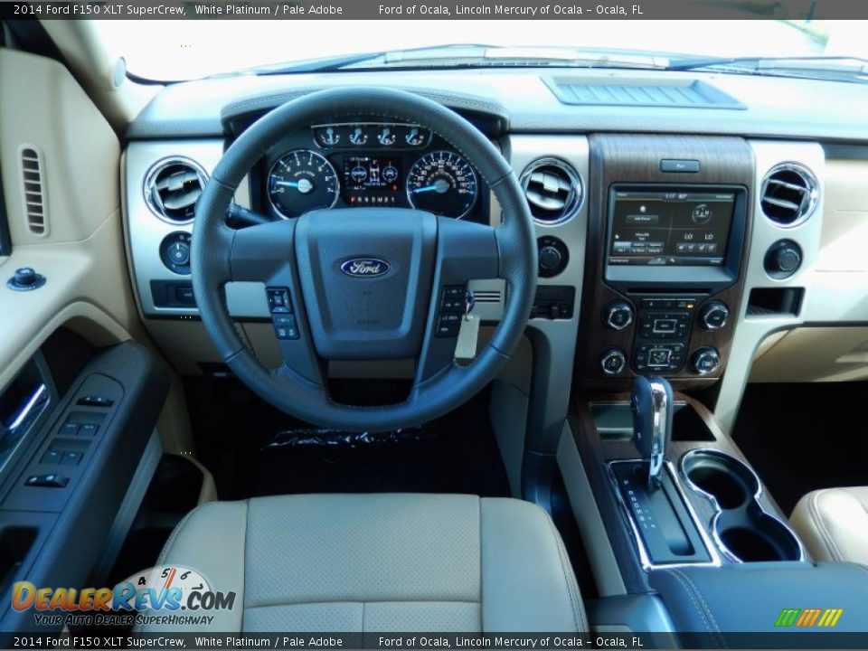 Dashboard of 2014 Ford F150 XLT SuperCrew Photo #8