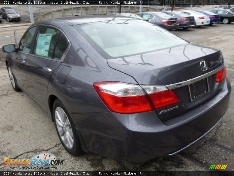 2014 Honda Accord EX Sedan Modern Steel Metallic / Gray Photo #3