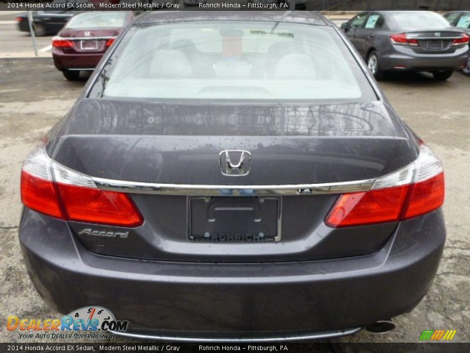 2014 Honda Accord EX Sedan Modern Steel Metallic / Gray Photo #4