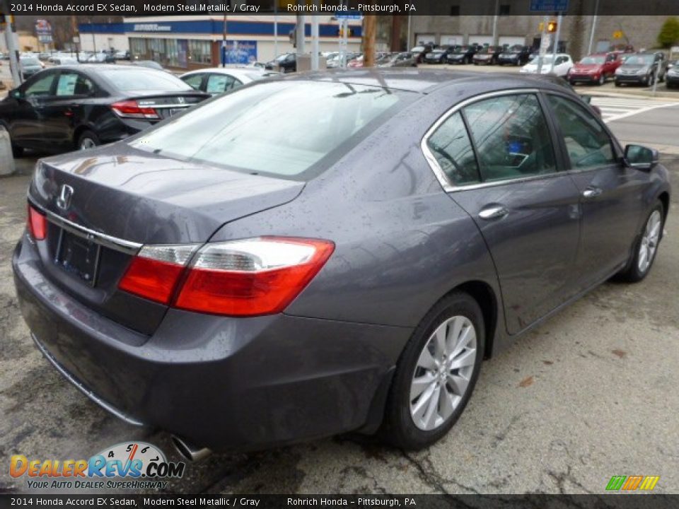 2014 Honda Accord EX Sedan Modern Steel Metallic / Gray Photo #5