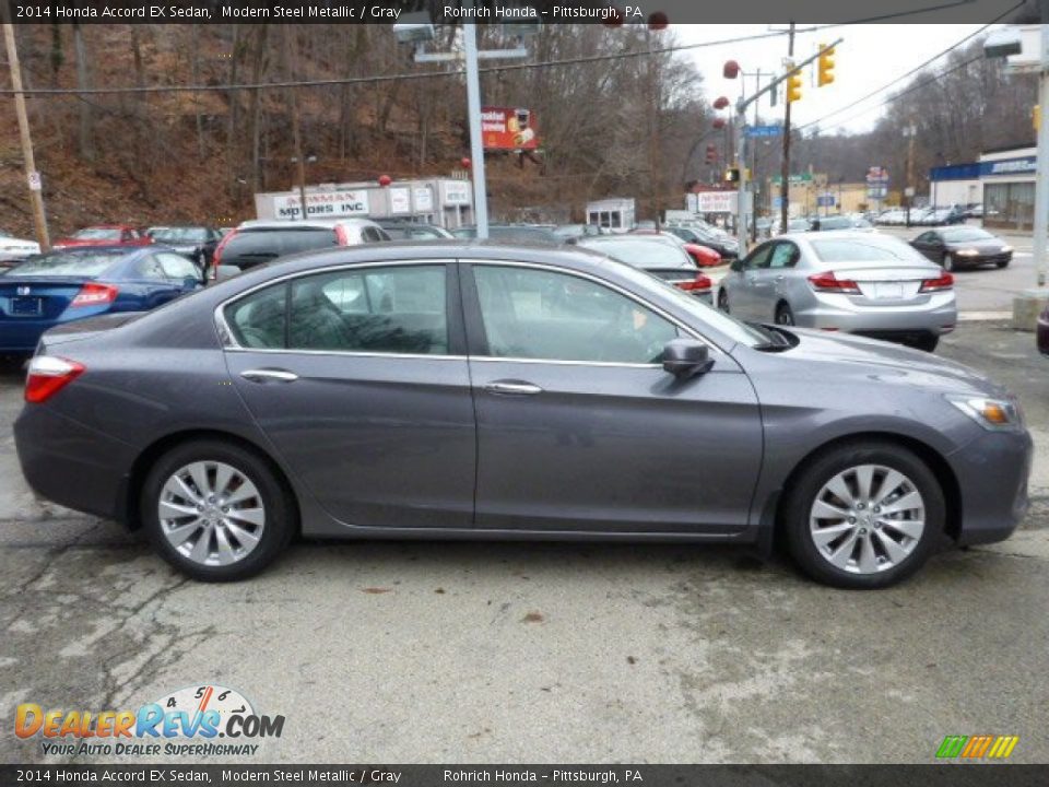 2014 Honda Accord EX Sedan Modern Steel Metallic / Gray Photo #6