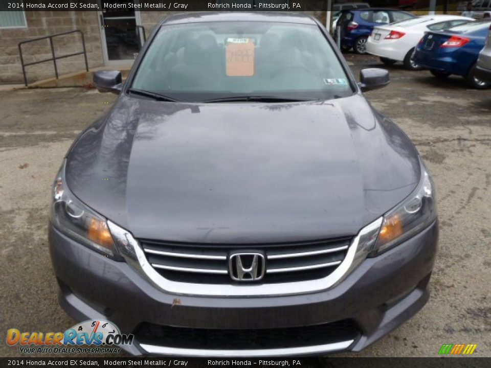 2014 Honda Accord EX Sedan Modern Steel Metallic / Gray Photo #8