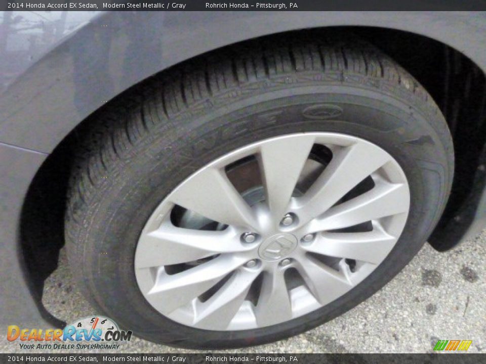 2014 Honda Accord EX Sedan Modern Steel Metallic / Gray Photo #9