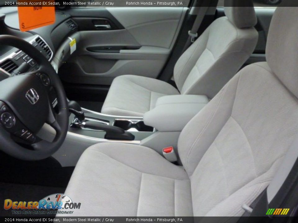Front Seat of 2014 Honda Accord EX Sedan Photo #10